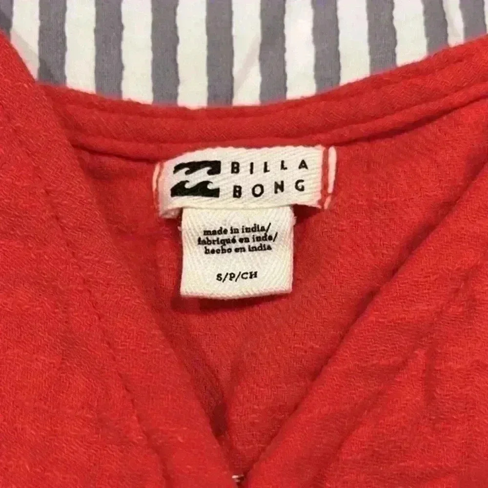 Billabong Coral Pink Romper Size Small - Picture 6 of 8